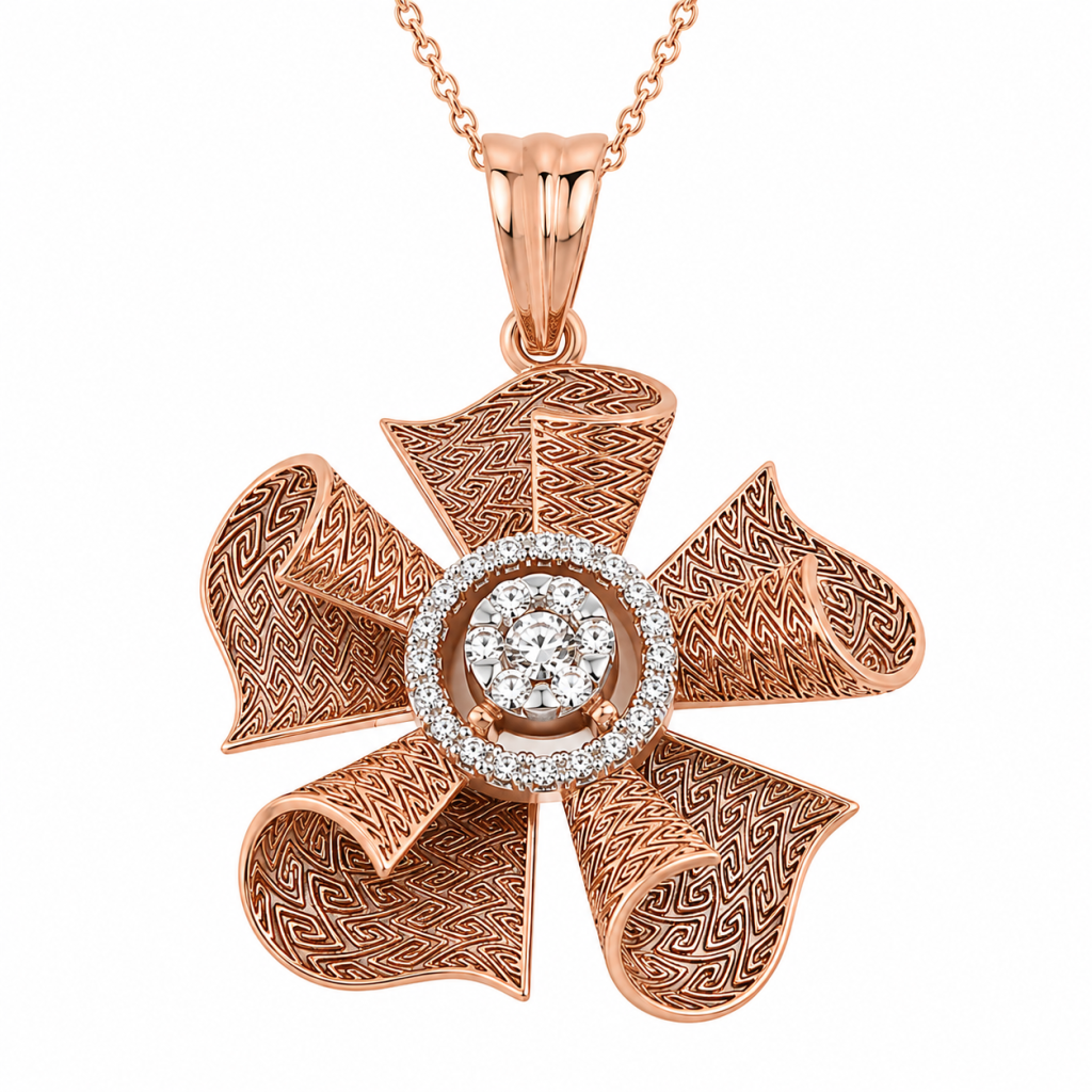 JAINIKA Aurelia Bloom Pendant Set — View 2