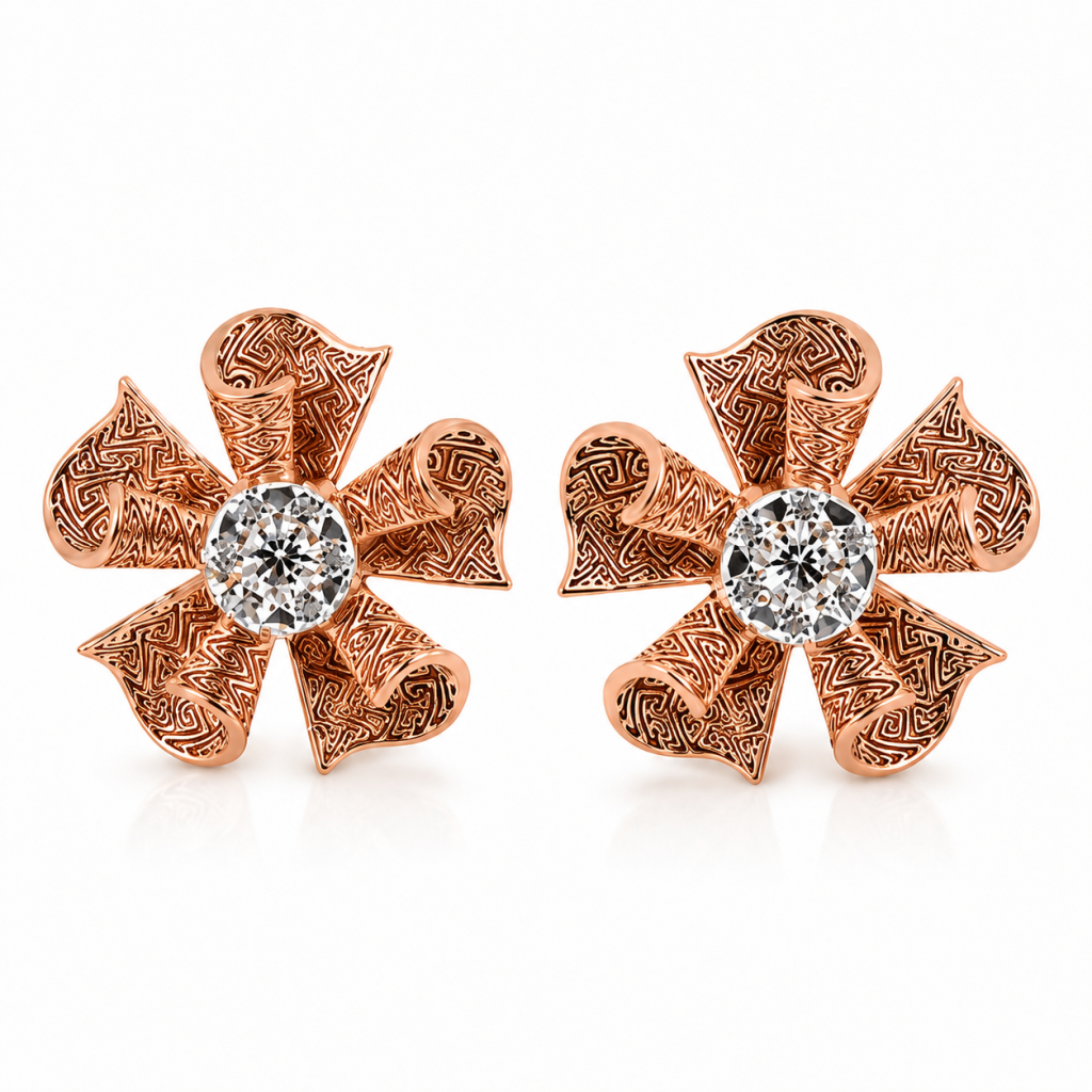 JAINIKA Aurelia Bloom Pendant Set — View 3