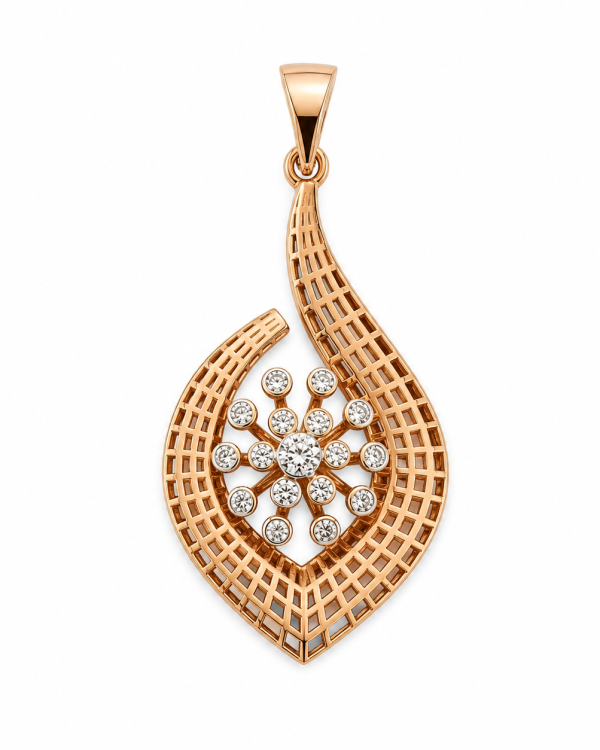 JAINIKA Celeste Bloom Openwork Pendant