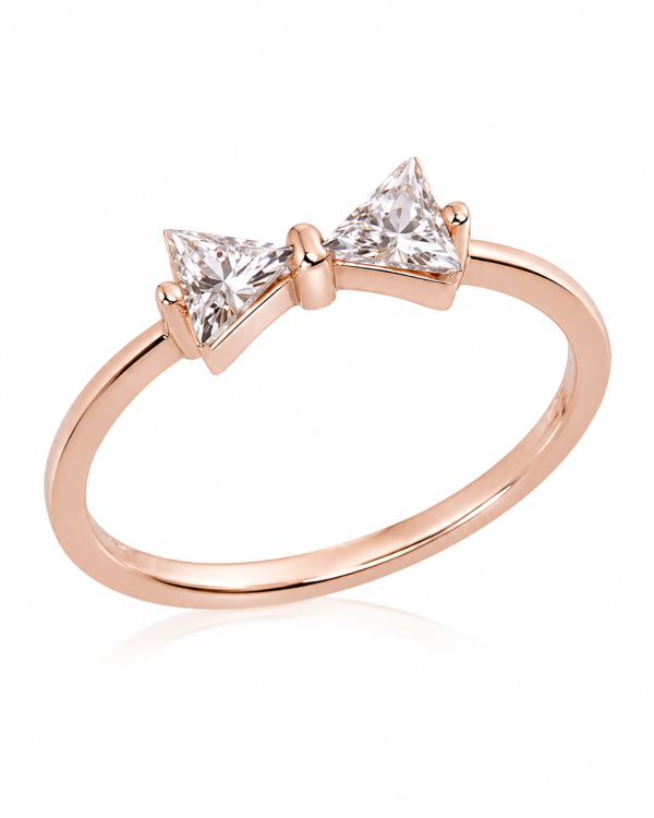 JAINIKA Twin Trillion Grace Ring