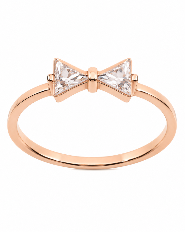JAINIKA Twin Trillion Grace Ring — styled view
