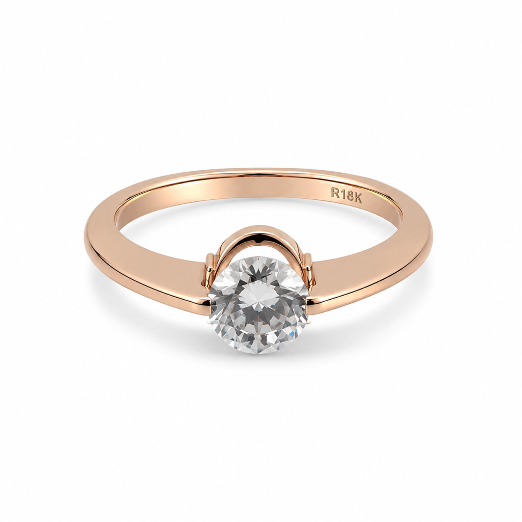 JAINIKA Celeste Solitaire Ring — View 1