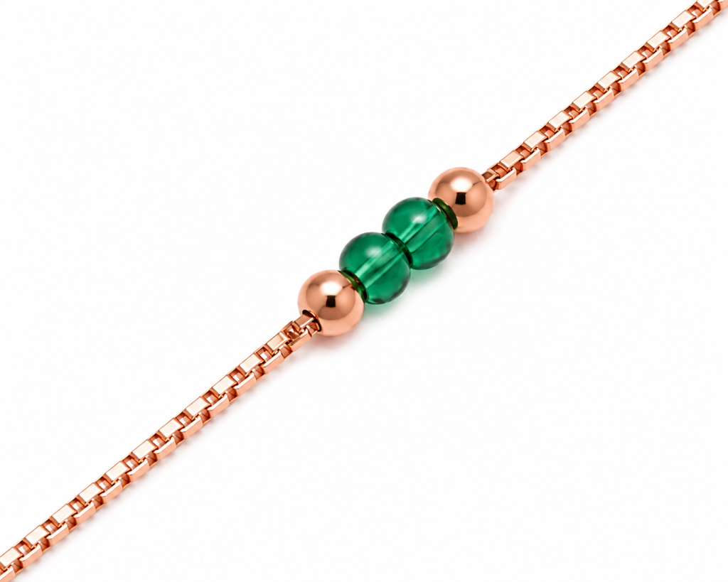 JAINIKA Verdant Grace Station Necklace — View 3