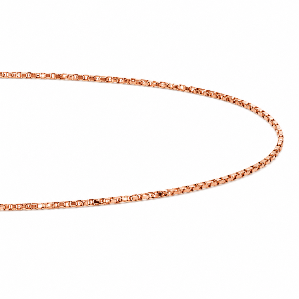JAINIKA Signature Rose Gold Box Chain — View 2