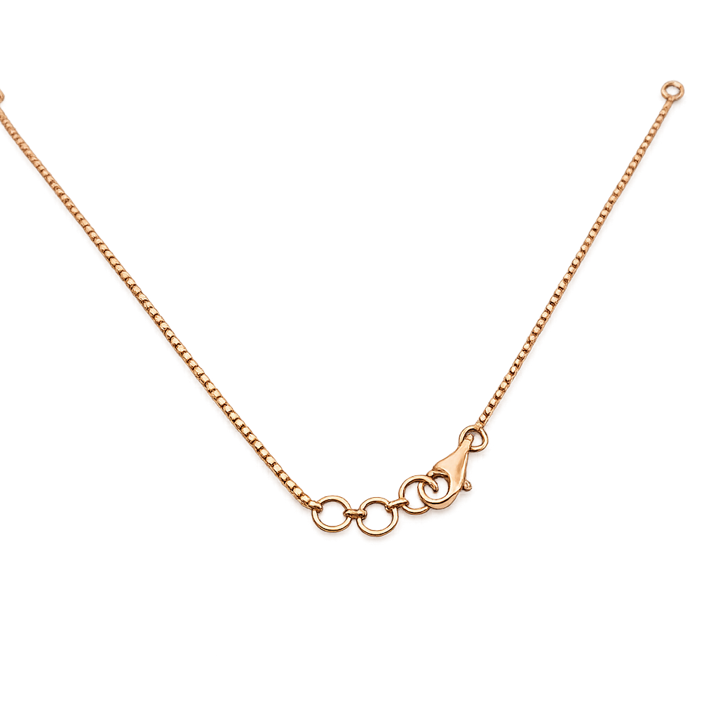 JAINIKA Rose Gold Classic Box Chain — View 1