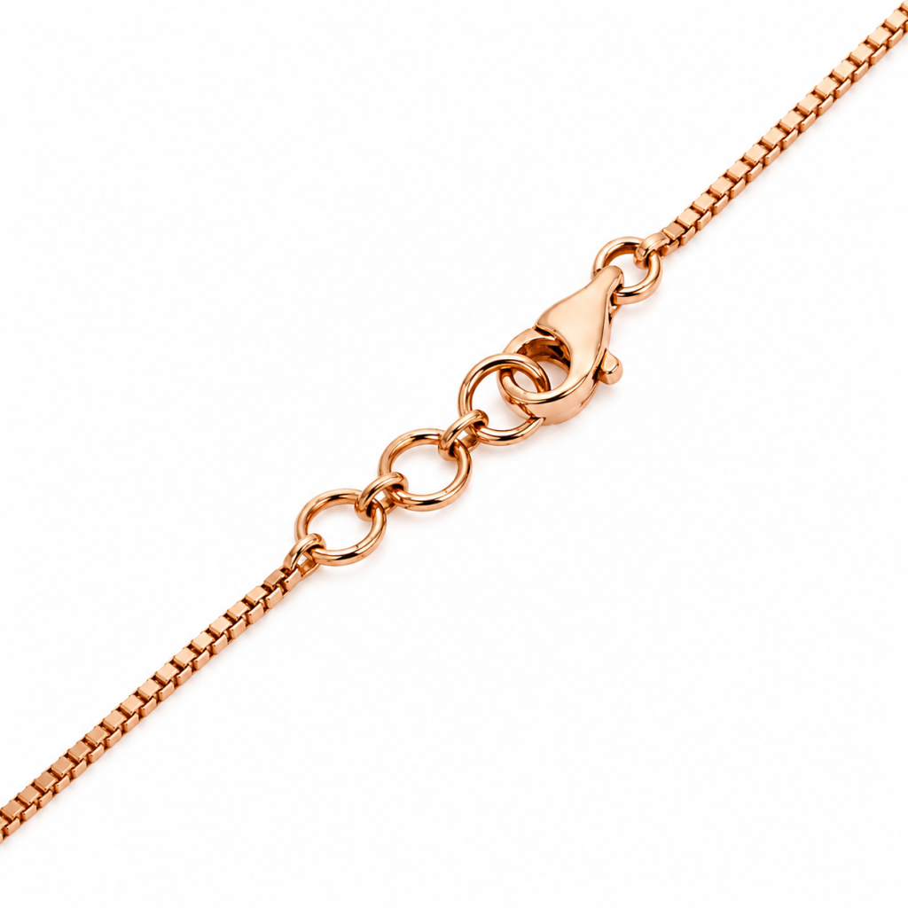 JAINIKA Rose Gold Classic Box Chain — View 2
