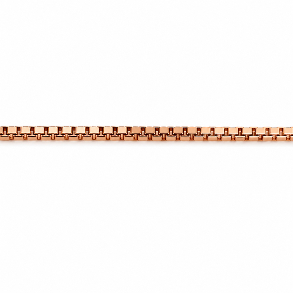 JAINIKA Rose Gold Classic Box Chain — View 3
