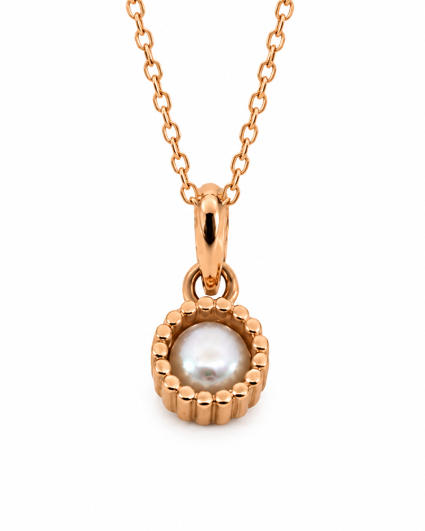 JAINIKA Pearl Radiance Pendant Set — styled view