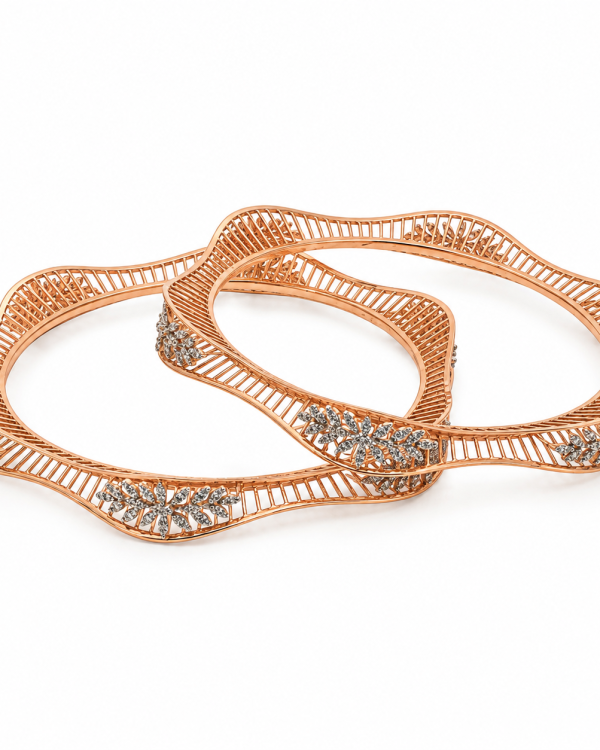 JAINIKA Élan Flora Openwork Bangles