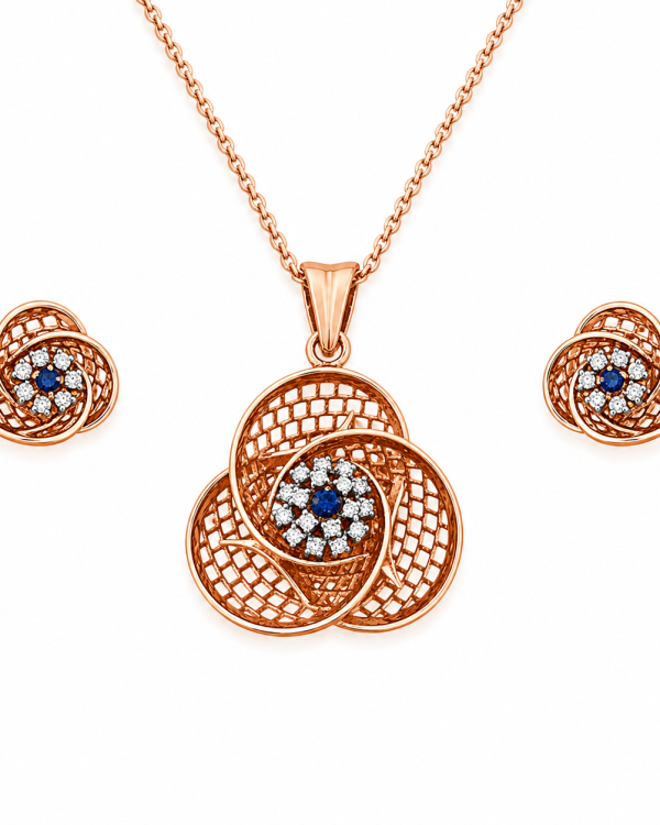 JAINIKA Celeste Bloom Pendant Set