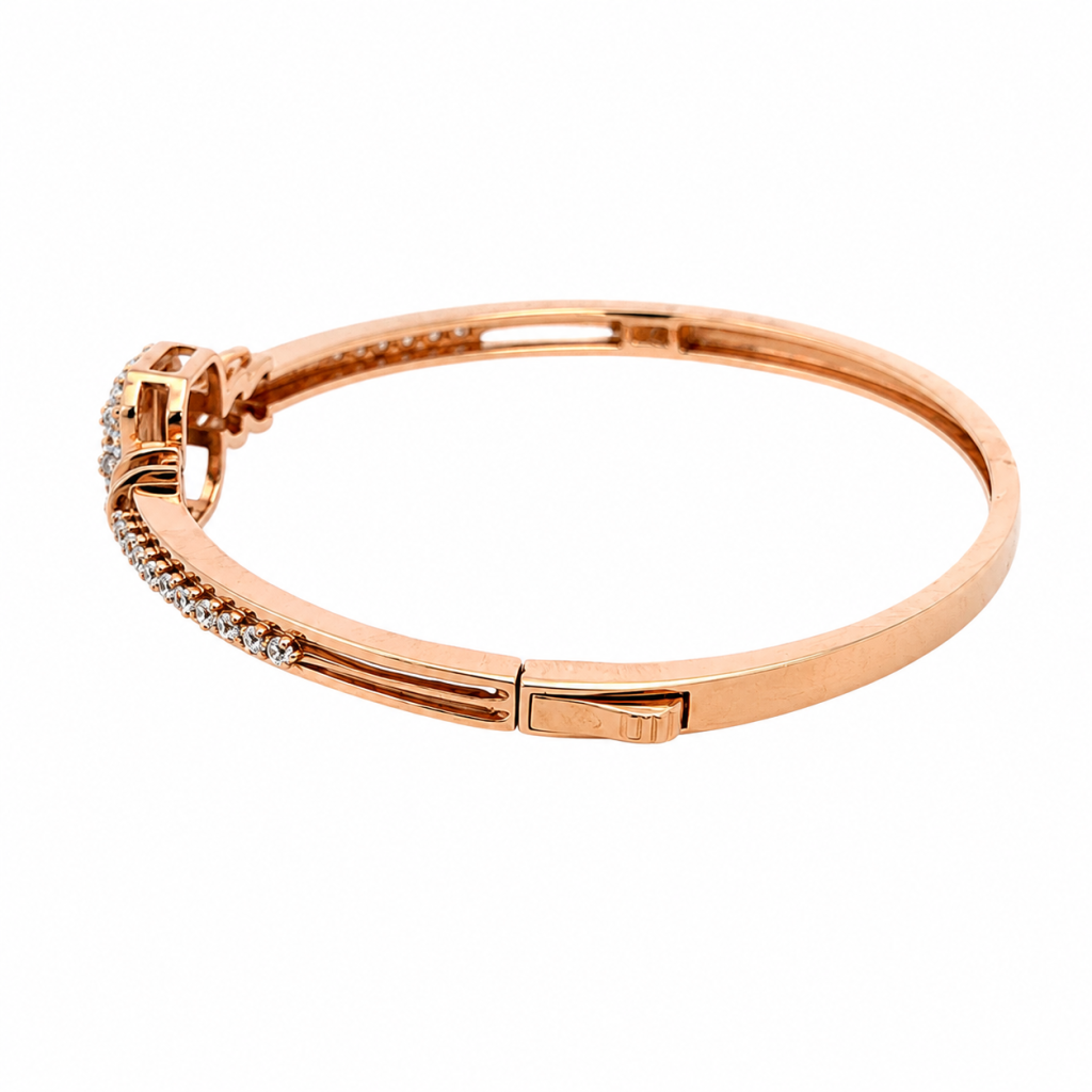 Aurelia Halo Rose Gold Bracelet — View 2