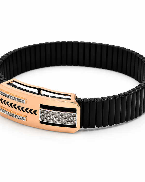Noir Aurelia Flex Bracelet — styled view