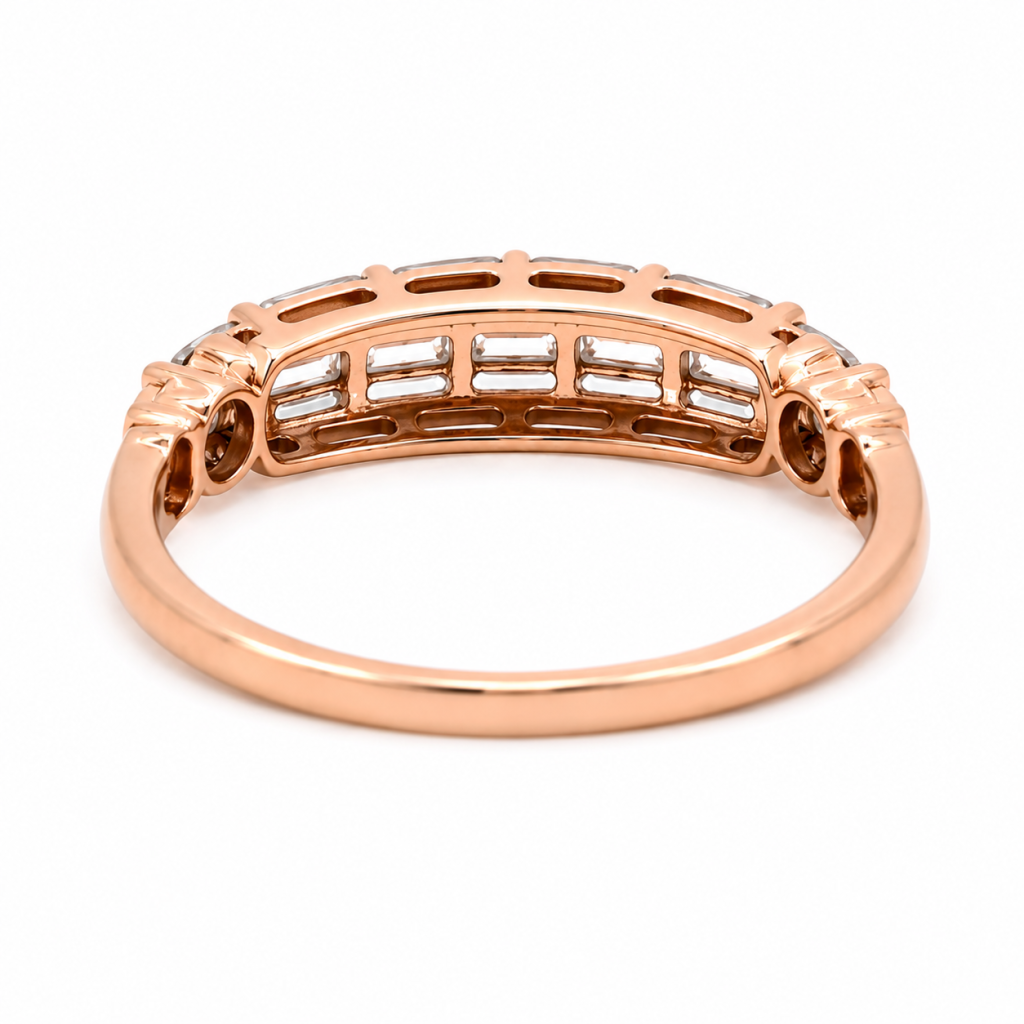 Aurielle Baguette Arc Ring — View 2