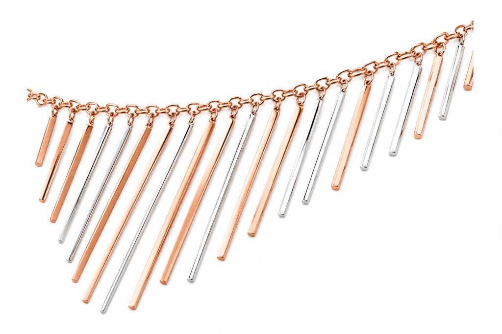 JAINIKA Celeste Fringe Necklace — View 2