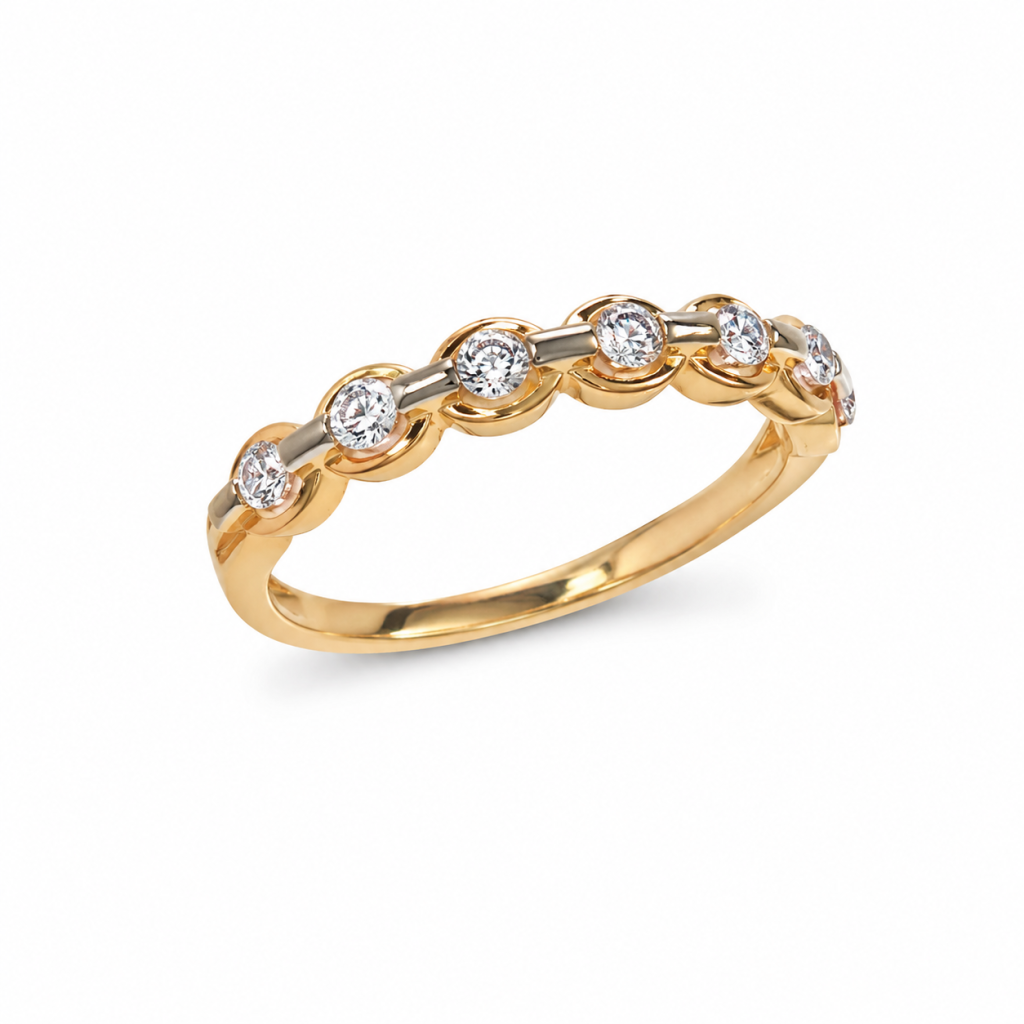 JAINIKA Celeste Circle Diamond Ring — View 2