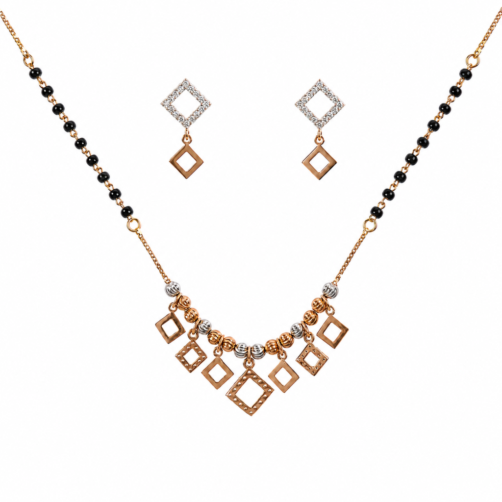 Aurelia Diamond Mangalsutra Set — View 1