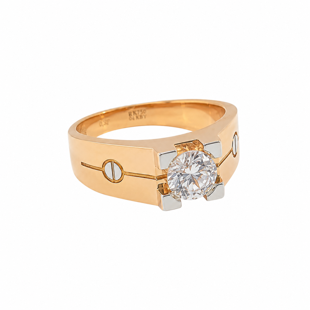 Aurelle Solitaire Statement Ring — View 2