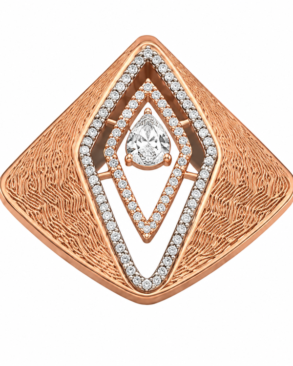 Aurelle Diamond Motif Pendant Set