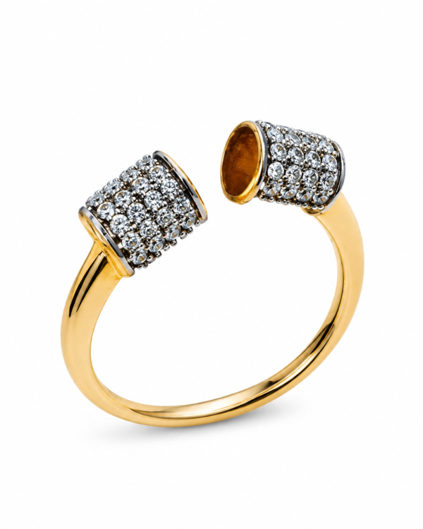 Aurelle Twin Spark Open Ring