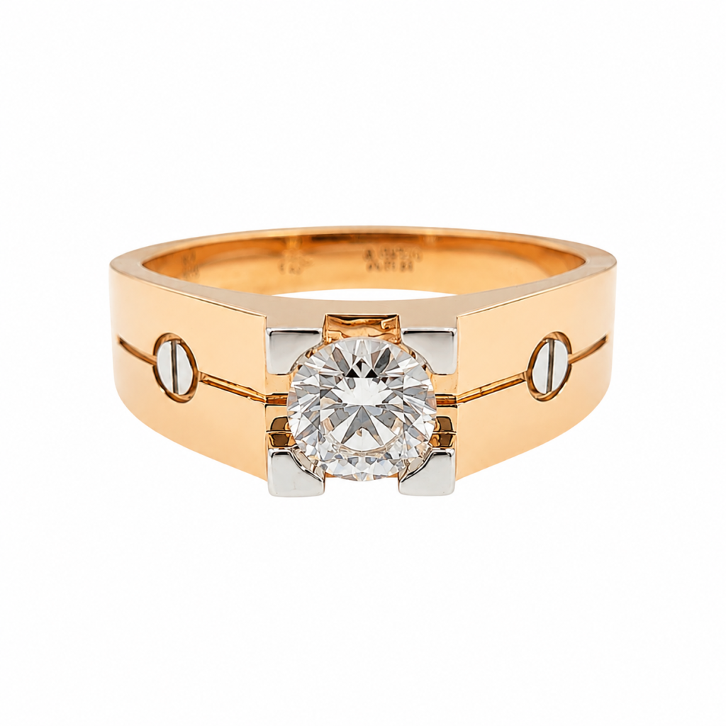 Aurelle Solitaire Statement Ring — View 1
