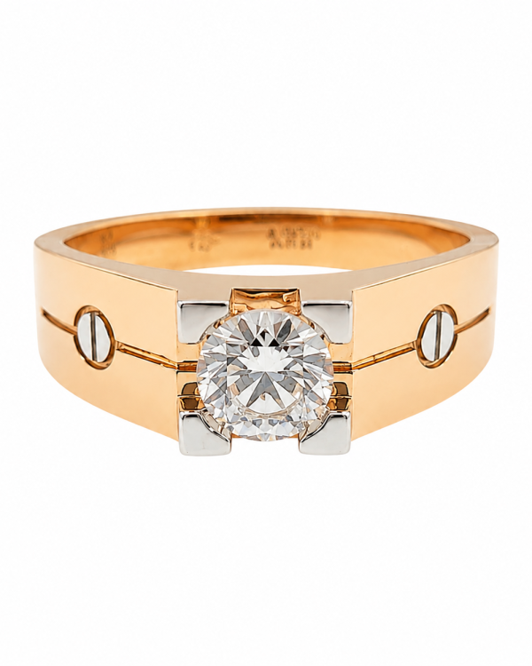 Aurelle Solitaire Statement Ring