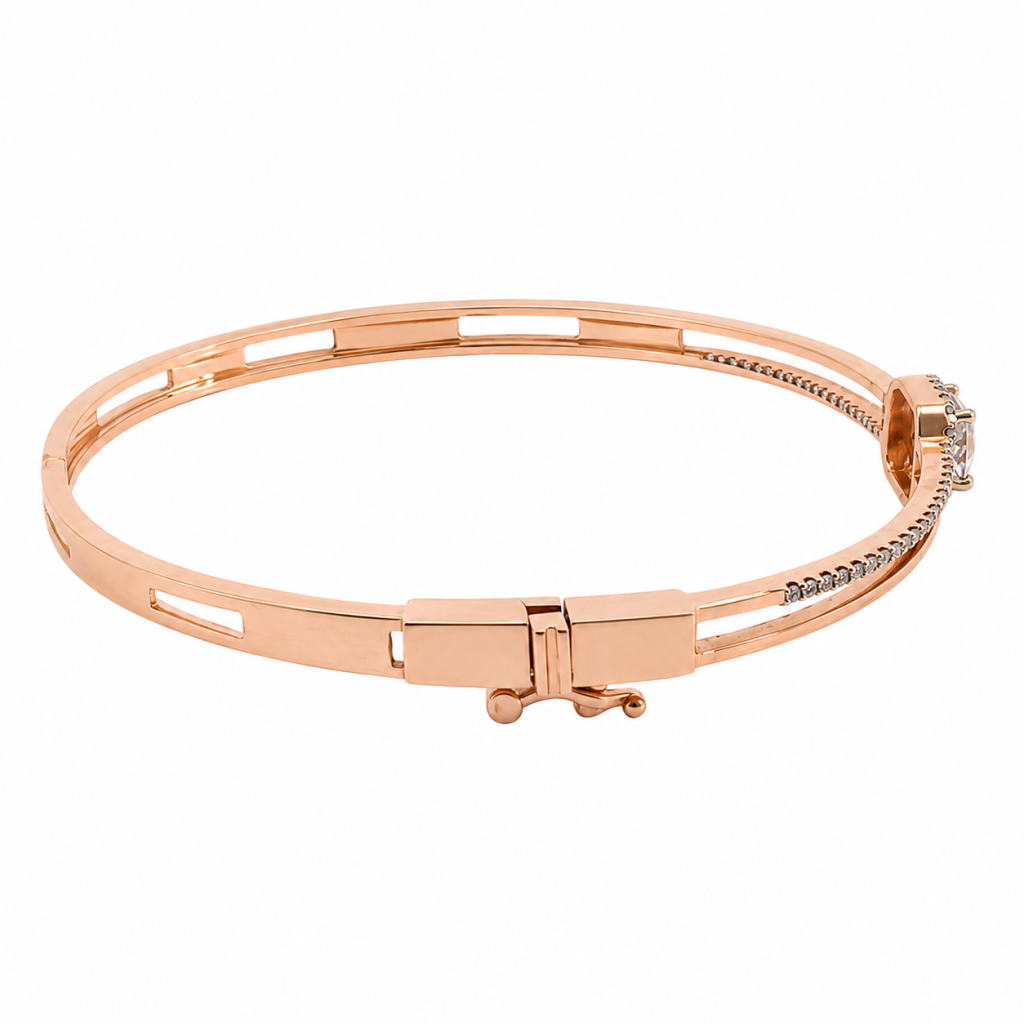 JAINIKA Celeste Radiance Rose Gold Bracelet — View 2