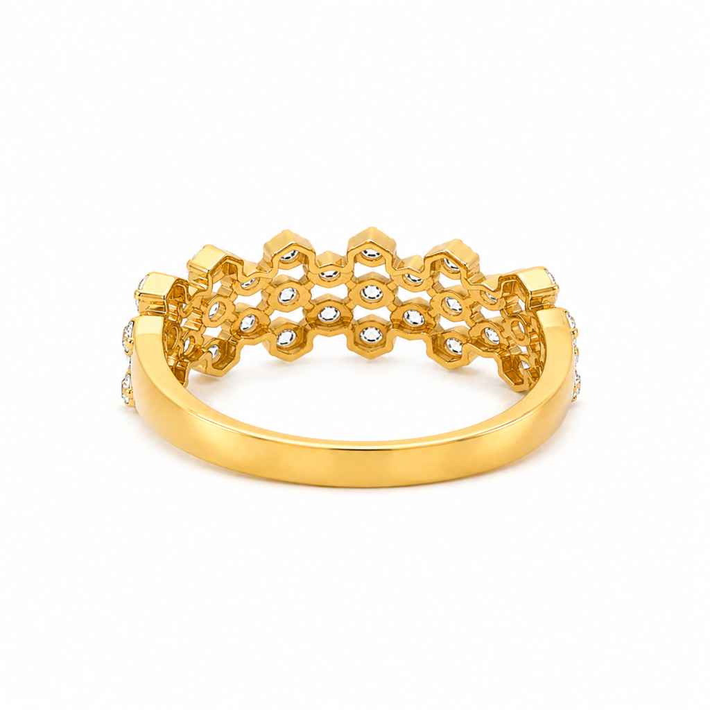 Celeste Bloom Diamond Ring — View 3