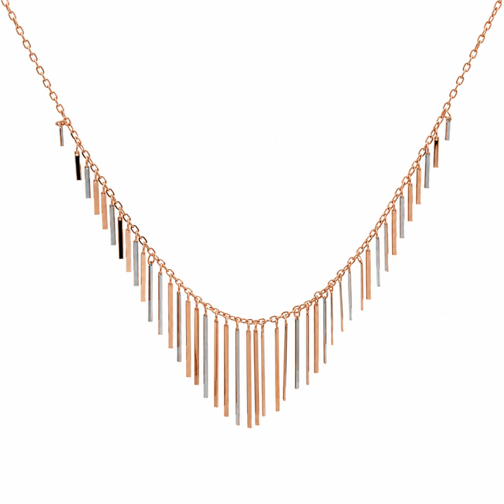 JAINIKA Celeste Fringe Necklace — View 1