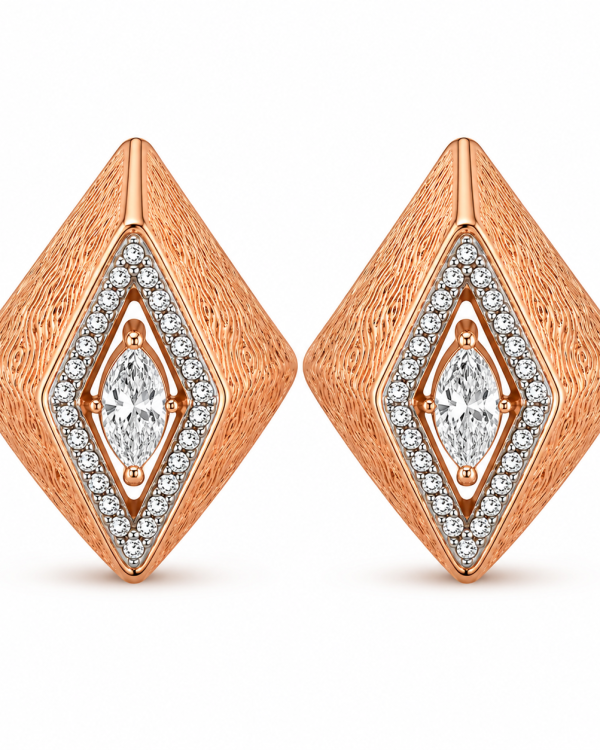 Aurelle Diamond Motif Pendant Set — styled view
