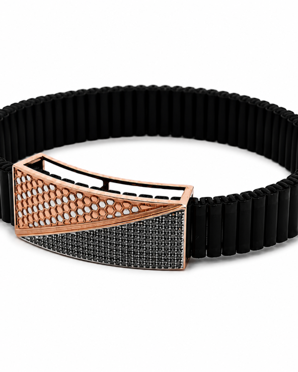 Noir Éclat Flex Bracelet — styled view