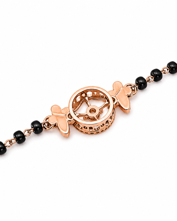 Celestial Noir Charm Bracelet — styled view