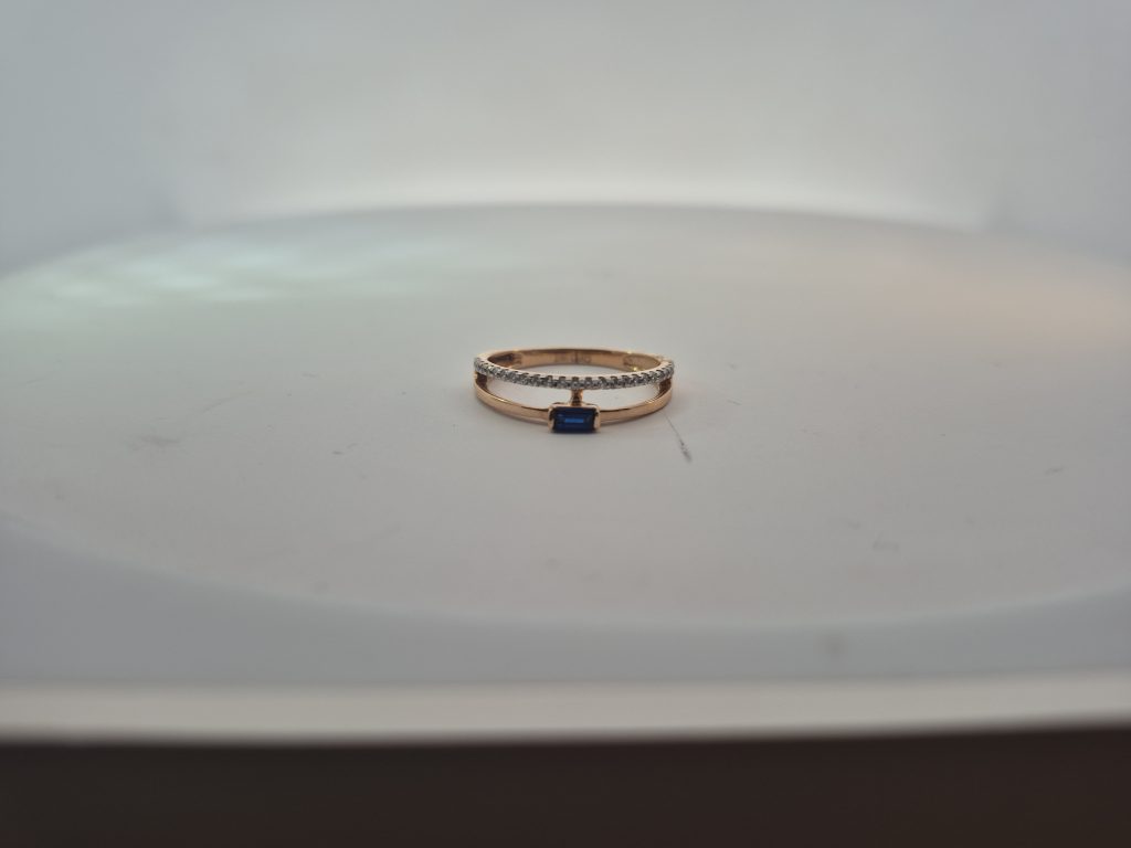 Celeste Sapphire Grace Open Ring — View 4