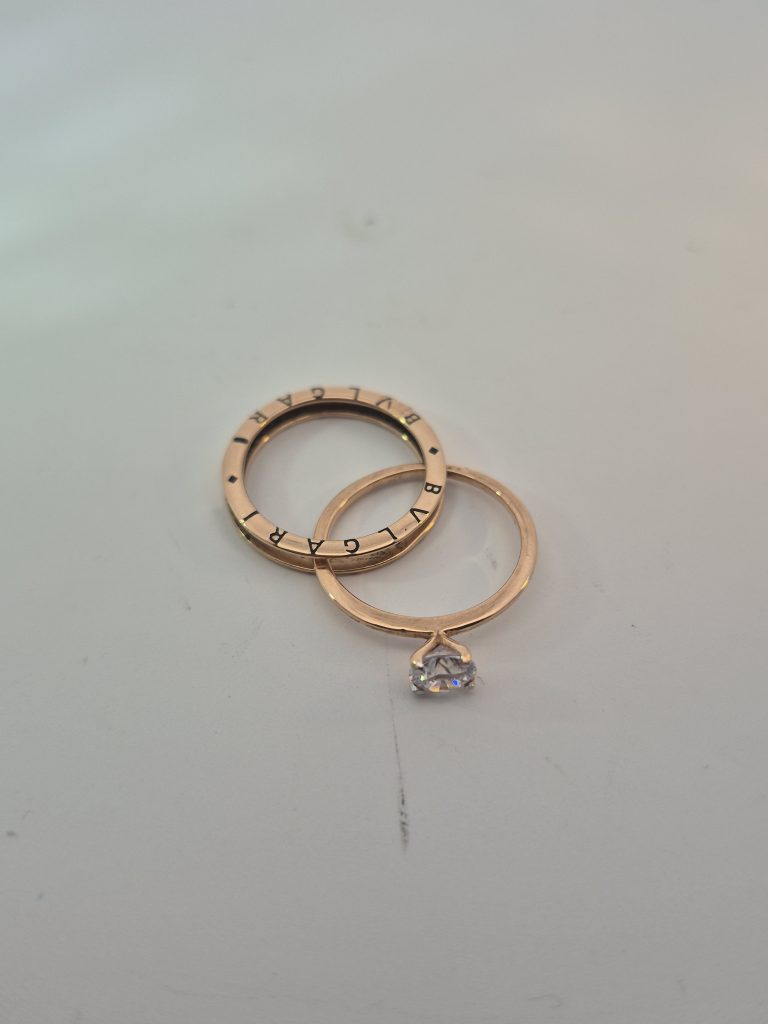 Eterna Solitaire Rose Gold Ring — View 4