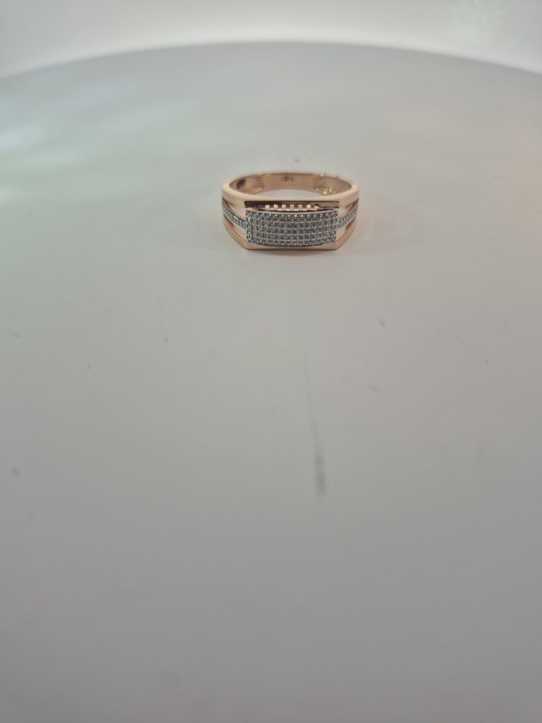 JAINIKA Radiant Pavé Cuff Ring — View 4