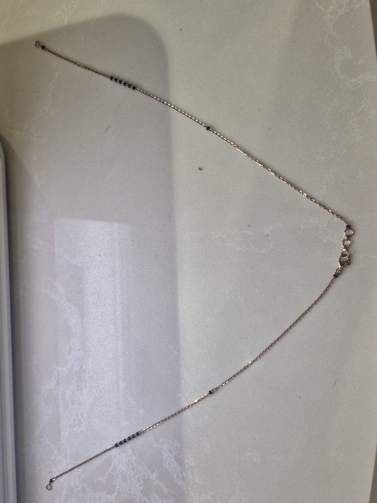 JAINIKA Eternal Grace Rose Gold Mangalsutra Chain — View 4