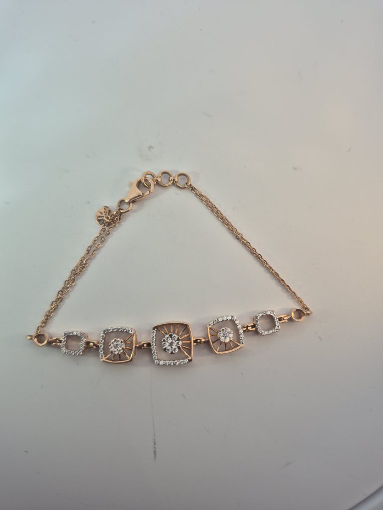 JAINIKA Radiant Bloom Rose Gold Bracelet — View 4