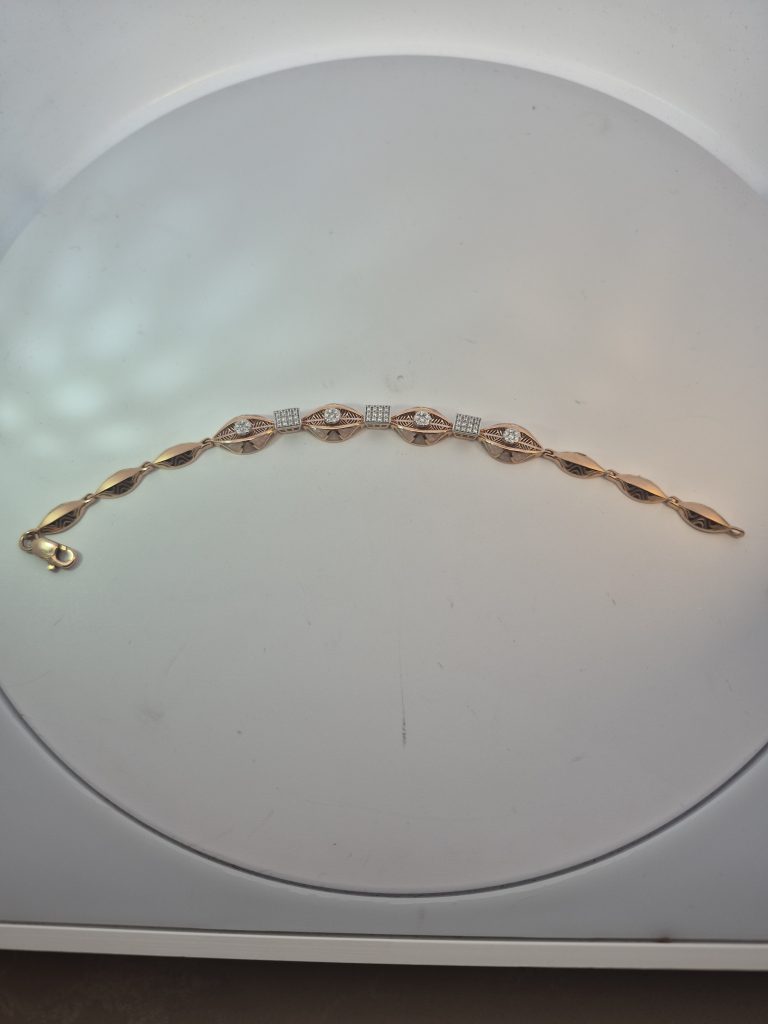 JAINIKA Celeste Rose Gold Bracelet — View 4