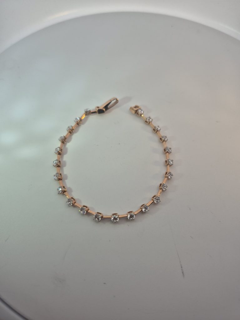 Celeste Rose Tennis Bracelet — View 4