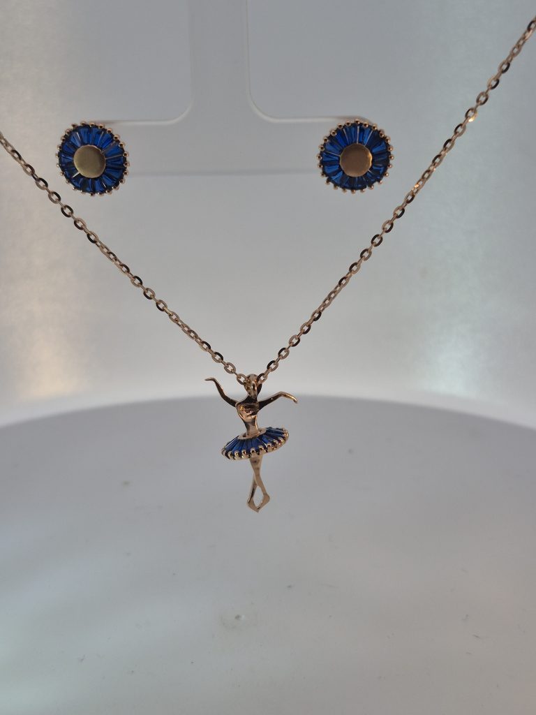 Celeste Ballerina Pendant Set — View 4