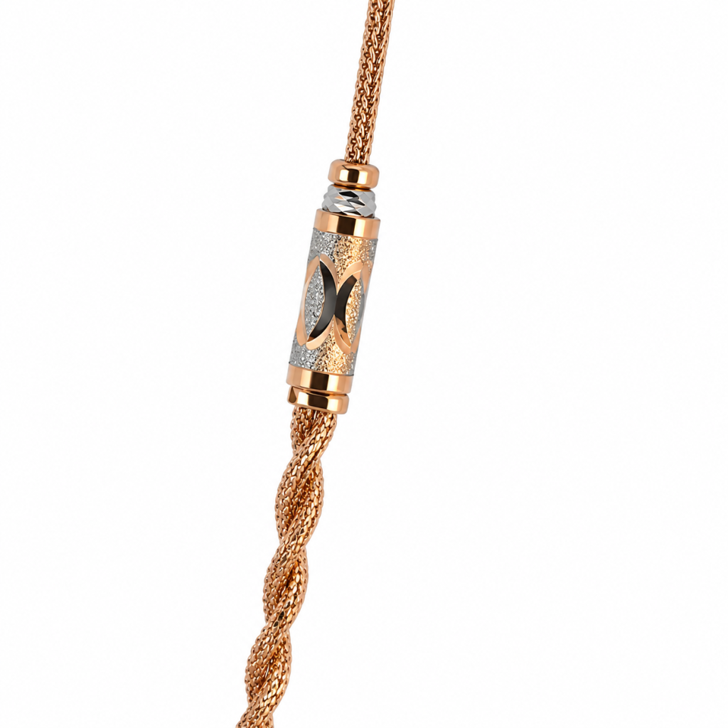 JAINIKA Celeste Rose Gold Chain Necklace — View 3