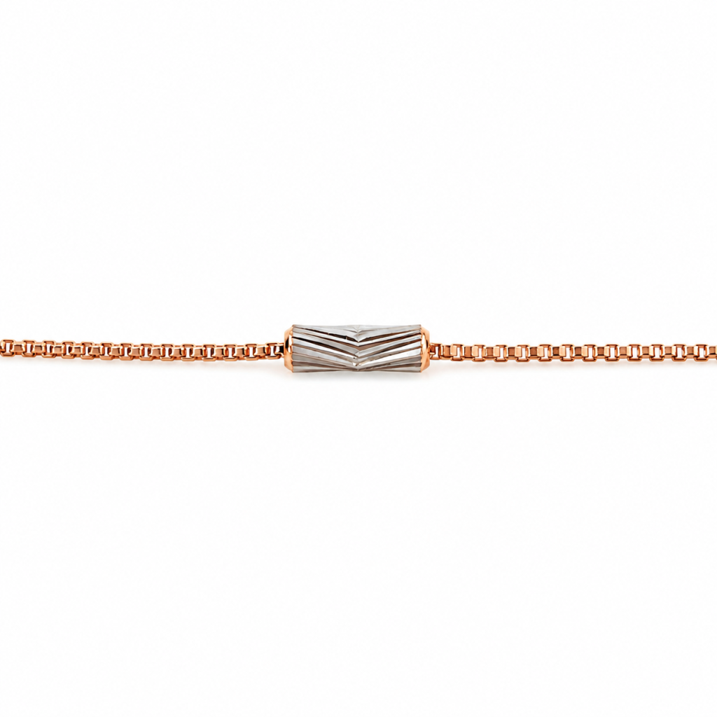 JAINIKA Celeste Duo-Tone Beaded Chain Necklace — View 2