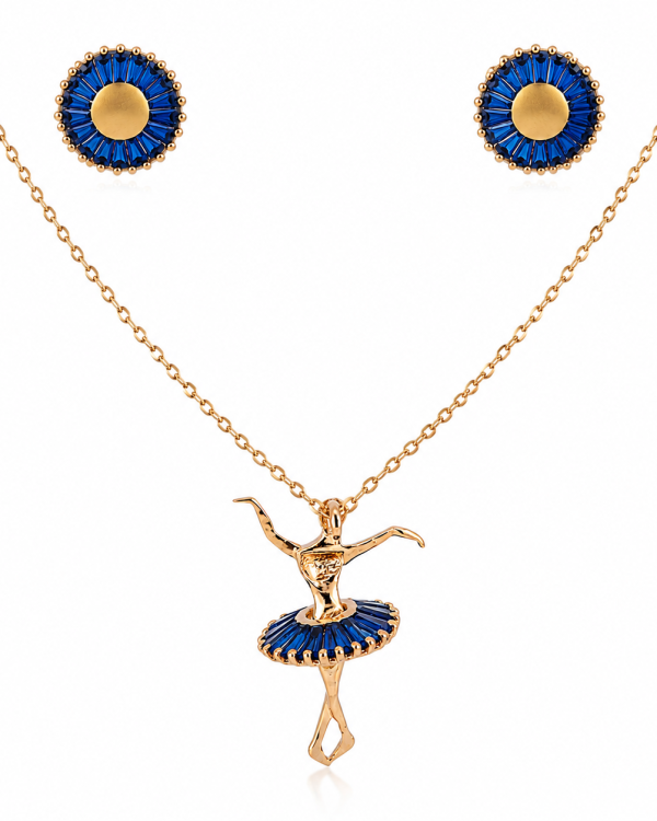 Celeste Ballerina Pendant Set