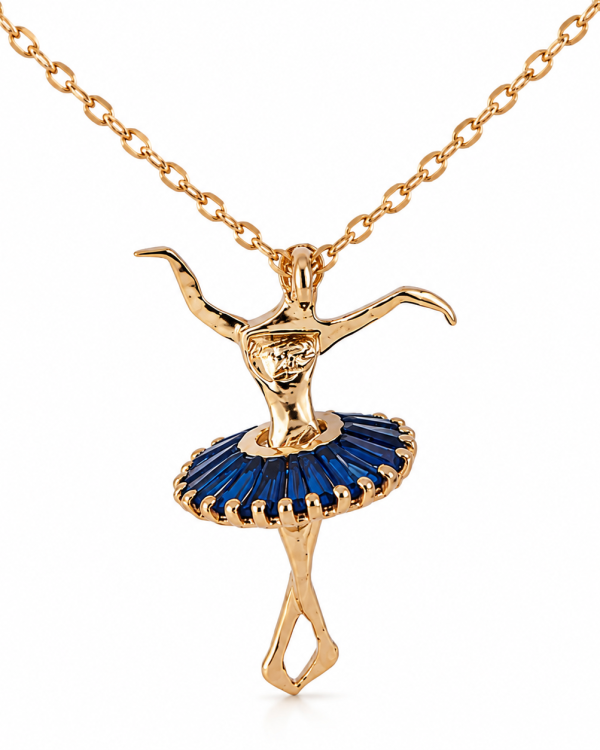 Celeste Ballerina Pendant Set — styled view