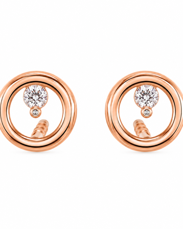 Celeste Halo Crystal Stud Earrings