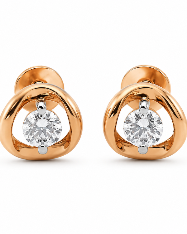 Celeste Crystal Embrace Stud Earrings
