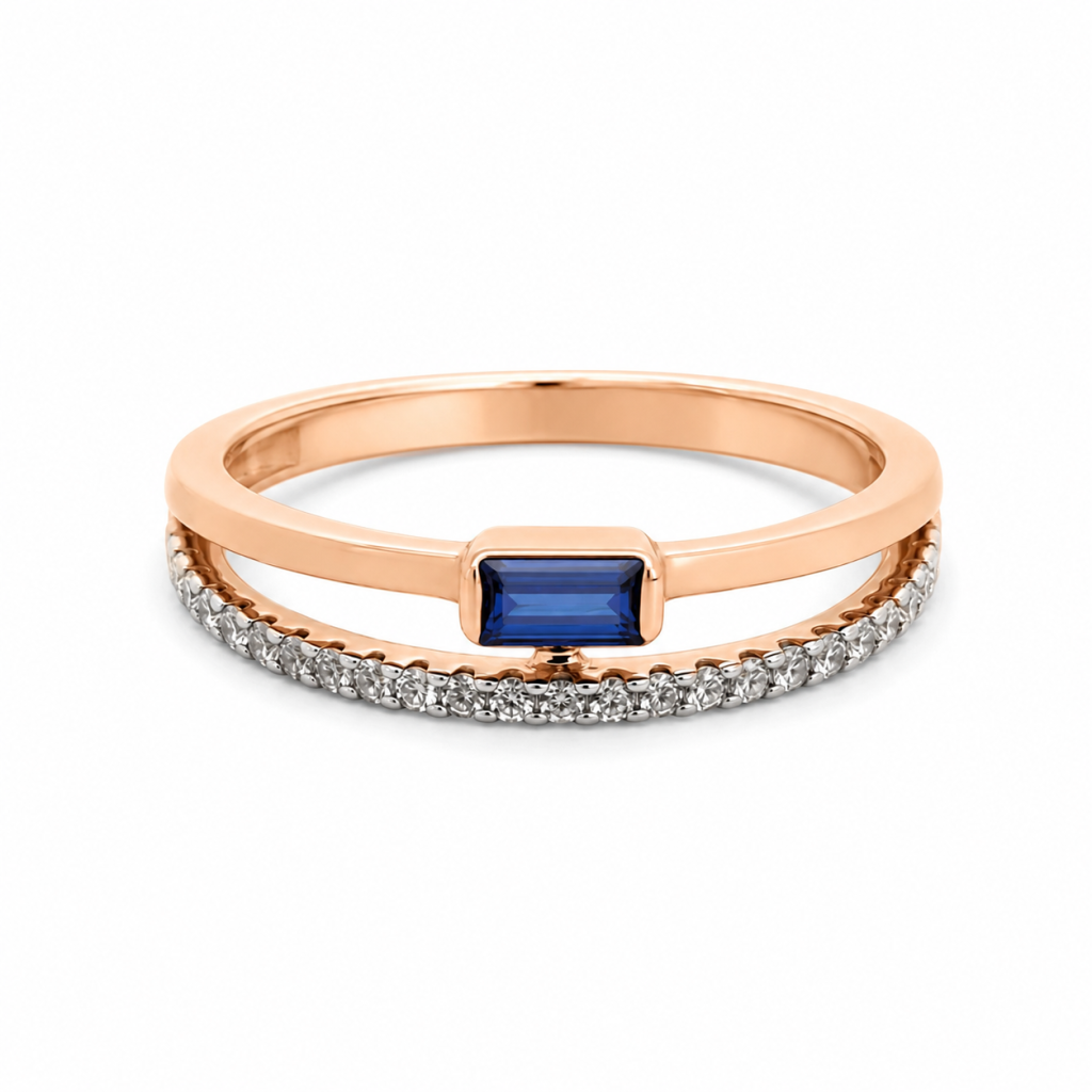 Celeste Sapphire Grace Open Ring — View 2
