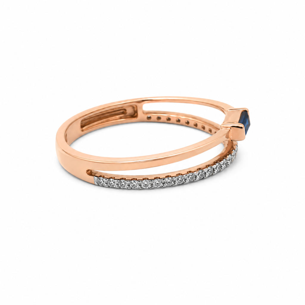 Celeste Sapphire Grace Open Ring — View 3