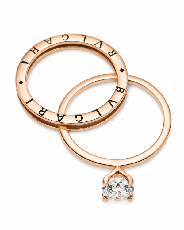Eterna Solitaire Rose Gold Ring