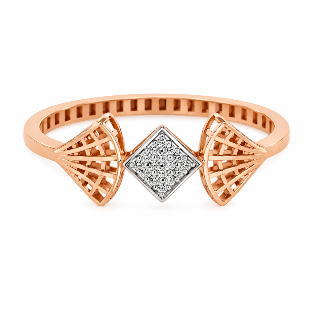 Celeste Radiance Open Diamond Ring — View 1