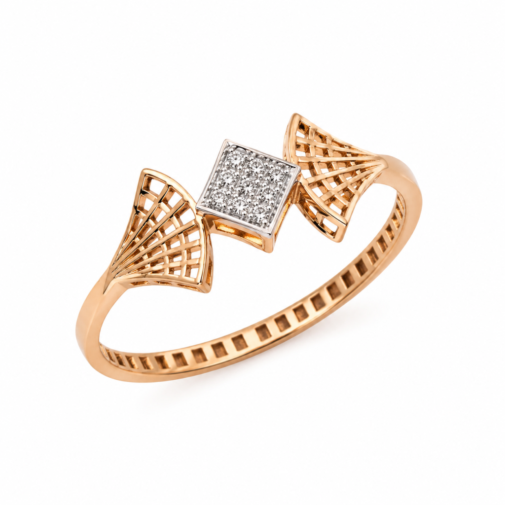 Celeste Radiance Open Diamond Ring — View 2